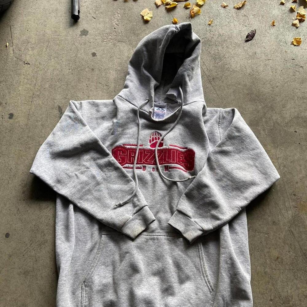 Montana Grizzlies Gray Triple AAA Tag Mens Size Large